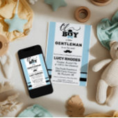 Oh Boy! Invitation pour Baby Shower