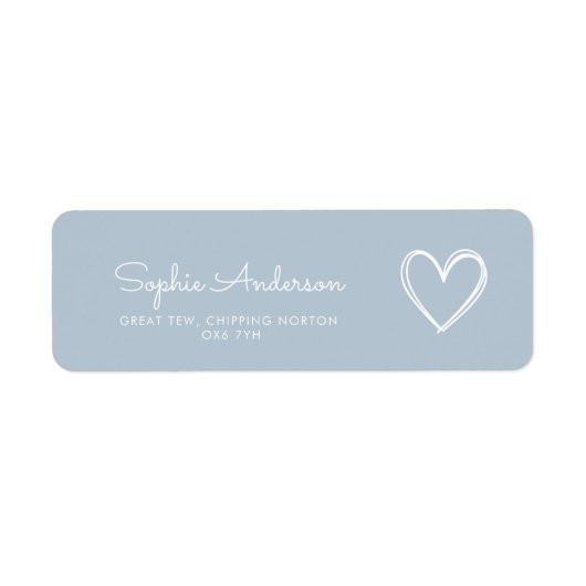 Oh Boy minimalistisch Baby shower Etiket (Voorkant)