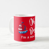 Oh Boy Nautical New DAD tasse de café (Devant gauche)
