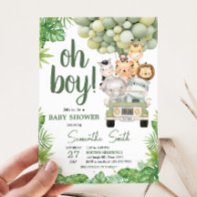 Oh Boy Oerwoud Safari Baby shower