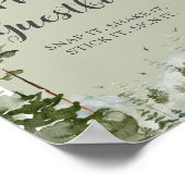 Oh Boy Pine Forest Baby shower Photo Livre d'or (Coin)