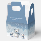 Oh Boy Winter | Ballotins de Baby showers de bois (Ouvert)
