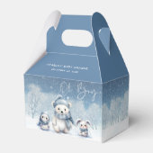 Oh Boy Winter | Ballotins de Baby showers de bois (Verso)