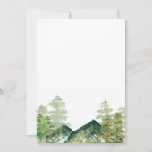 Oh Boy Woodland Bear Baby shower Invitation (Dos)