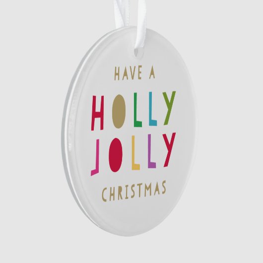 Oh By Golly | Ornement de vacances (devant)