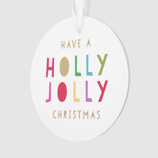 Oh By Golly | Ornement de vacances (devant)