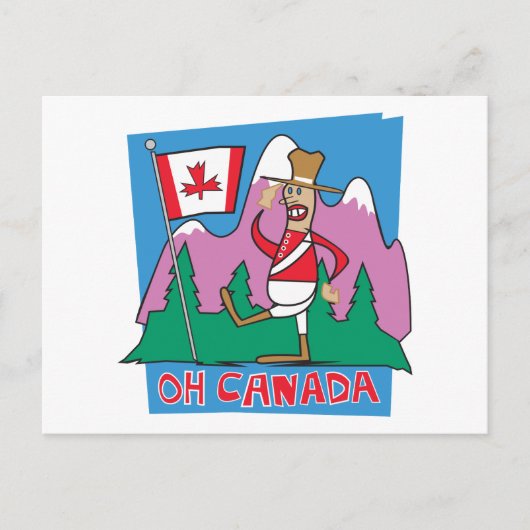 OH CANADA BRIEFKAART (Voorkant)