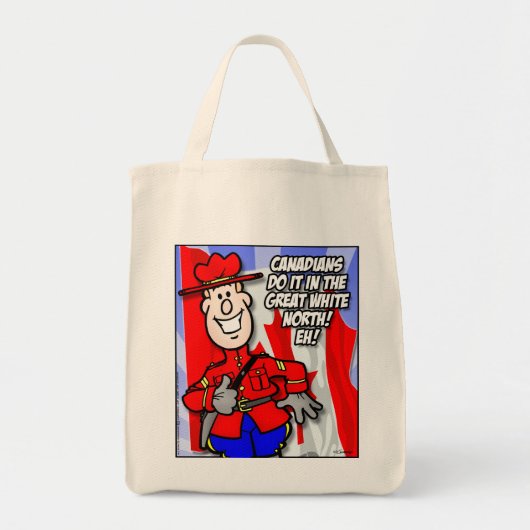 Oh Canada EH! Tote Bag (Voorkant)