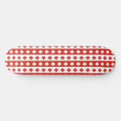 Oh Canada | Elegant rood esdoornblad Skateboard (Horizontaal)