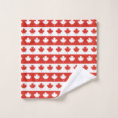 Oh Canada | Elégante feuille d'érable rouge (Gant de toilette)