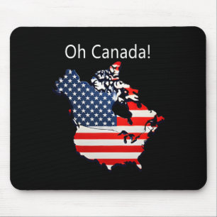 Oh Canada Funny Trump Canada USA Kaart De 51-er ja Muismat