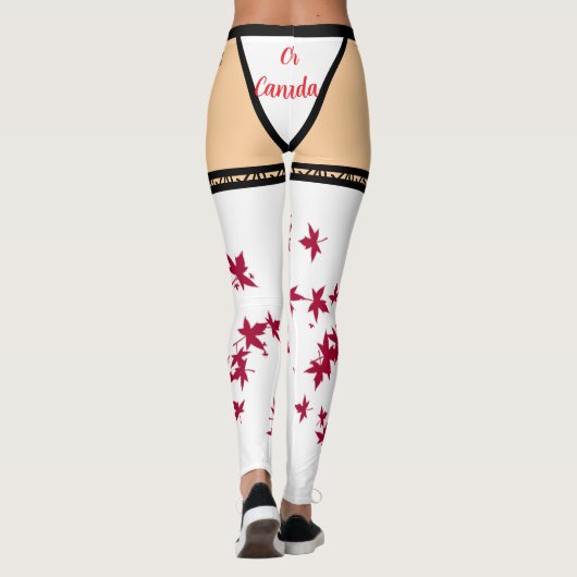 Oh Canada Illusion Leggings (Dos)