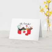 Oh Canada Kaart (Gele Bloem)