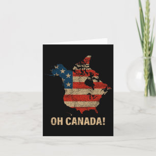Oh Canada Shirt Kaart van de VS Funny Trump 2025 4