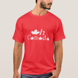 Oh Canada T-shirt in rood