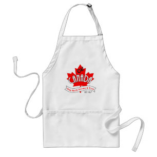 Oh Canada! True North Strong en Free Standaard Schort
