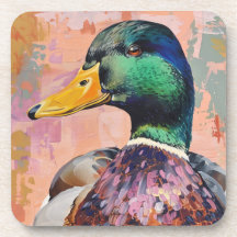 Oh canard ! - Dessous de verre d'art moderne de Ma