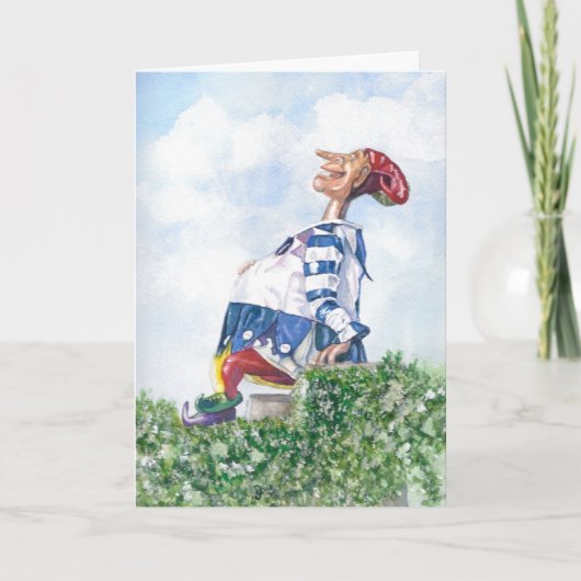 Oh carte pour notes heureux de jour (Devant)