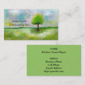 Oh cartes heureuses de profil d'affaires de jour (Devant / Derrière)