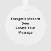 Oh Cerf Design Moderne Énergique (dos)