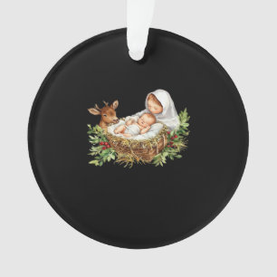Oh cerf Marie Crèche de Noël Jésus 