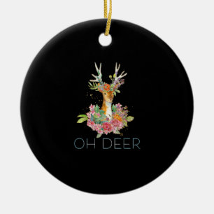 Oh Cerf Mignon Ornement de Cerf Coloré au Design M