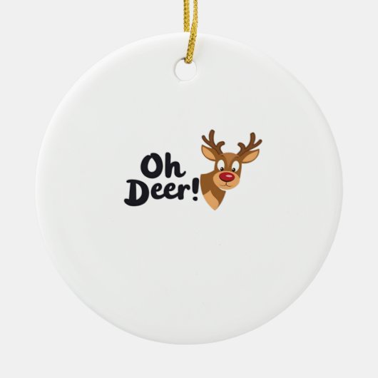 Oh Cerf Propre Minimal Voir Ornement (Devant)