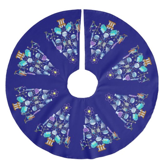 Oh Chemie, Oh Chemist Tree Kerstmis Kerstboom Rok (Voorkant)