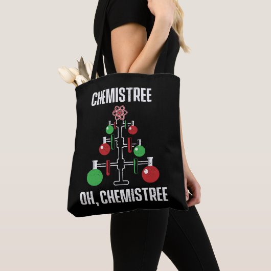 Oh Chemist Tree Chemistree Pun Science Draagtas (Dichtbij)