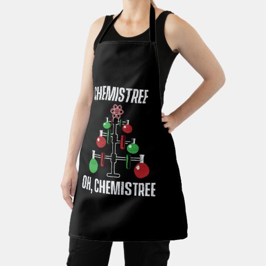 Oh Chemist Tree Chemistree Pun Science Schort (Insitu)