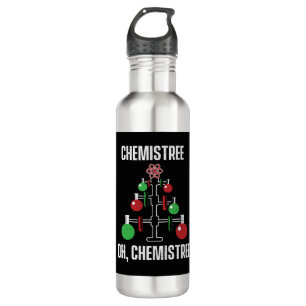 Oh Chemist Tree Chemistree Pun Science Waterfles