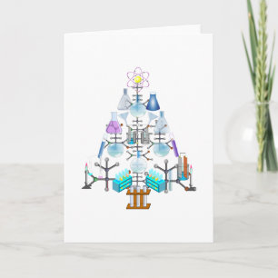 Oh Chemist Tree, Oh kerstboom Feestdagen Kaart