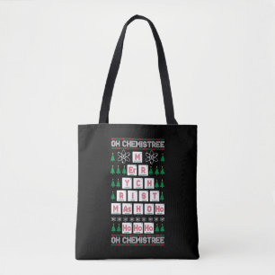 oh chemistree Chemist Science Kerstmis Draagtas