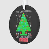 Oh Chemistree Chemist Tree Funny Science Noël (devant)