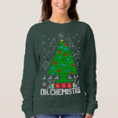 Oh Chemistree kerstchemie wetenschap Periodic Trui (Voorkant)