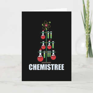 Oh Chemistree Kerstchemieleraar Kaart
