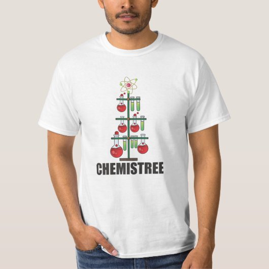 Oh Chemistree Kerstchemieleraar T-shirt (Voorkant)