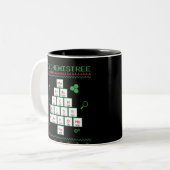 Oh Chemistree Oh Chemistree Funny Element Design Tweekleurige Koffiemok (Voorkant links)
