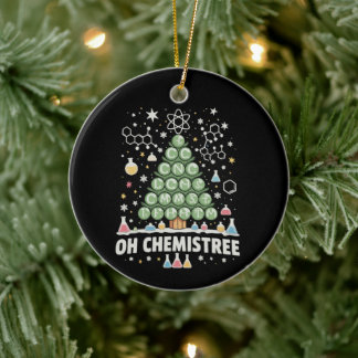 Oh Chemistree Periodiek Systeem Chemie Kerstmis Keramisch Ornament
