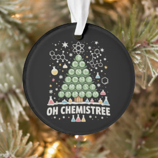 Oh Chemistree Periodiek Systeem Chemie Kerstmis Ornament