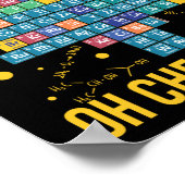 Oh Chemistree Science kerstboomchemie Poster (Hoek)