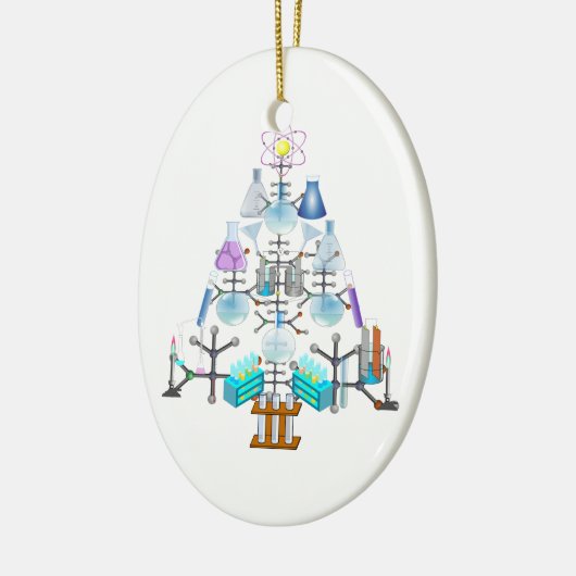 Oh Chemistry, Oh Chemist Tree Keramisch Ornament (Links)