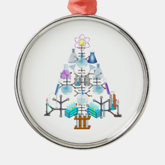 Oh Chemistry, Oh Chemist Tree Metalen Ornament