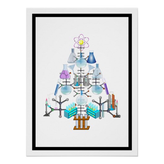 Oh Chemistry, Oh Chemist Tree Perfect Poster (Voorkant)
