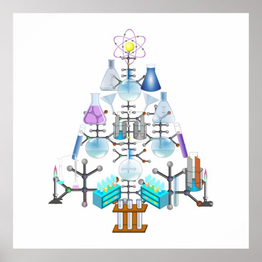 Oh Chemistry, Oh Chemist Tree Poster (Voorkant)