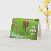 **OH CHER** VOUS ÊTES **60** CARTE DE SOUHAITS D'A (Fleur jaune)