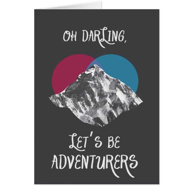 Oh chérie Soyons aventuriers (Devant)