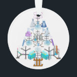 Oh Chimie, Oh Arbre Chimiste<br><div class="desc">Science / Laboratoire Amusement ! Un rêve d'arbre de Noël de chimiste, plein de bonbons de laboratoire ! Vous pouvez également ajouter du texte, ou redimensionner l'image pour qu'elle soit plus grande ou plus petite, ou la tuile pour qu'elle s'adapte à toute la surface ! (Ces options sont disponibles sur...</div>