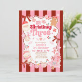 Oh Christmas Three 3rd Birthday Invitation (Debout devant)