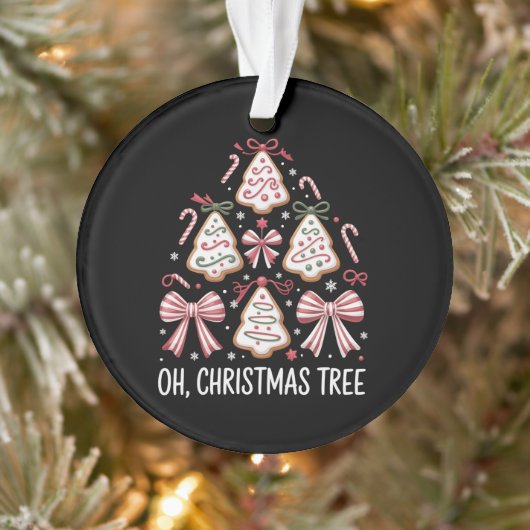 Oh Christmas Tree Cake Debbie Becky Jen Cake Lover Ornament (Boom)